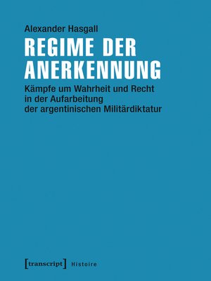 cover image of Regime der Anerkennung